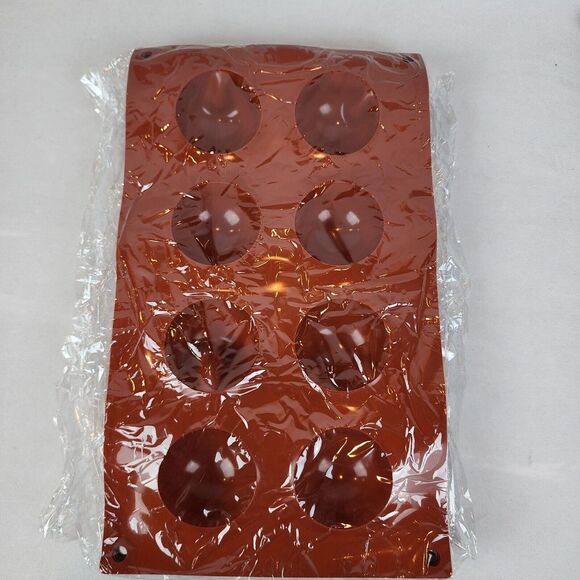 2" Half Sphere Silicone 8-Cavity Mold Cake Hot Chocolate Bomb‎ Dome Mousse Lot/5 - Picture 6 of 8